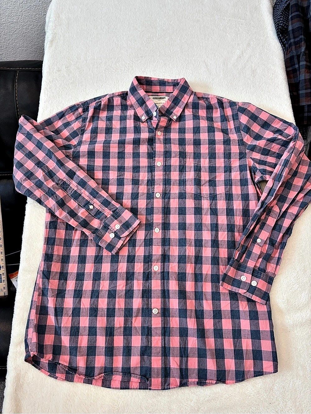 Goodthreads Men's Standard-Fit Long-Sleeve Poplin Button-Down Shirt Poplin Shirt